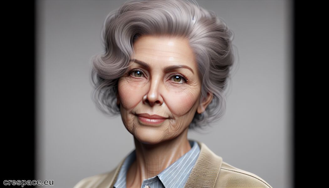 Typisches Erscheinungsbild einer 80-jährigen Frau