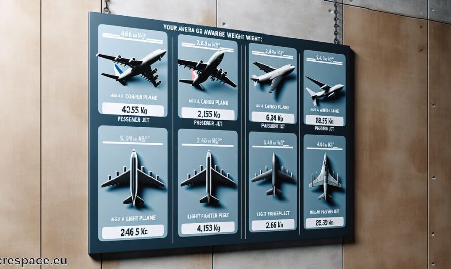 Wie viel wiegt ein Flugzeug?