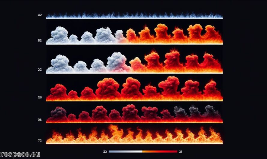 Wie hoch kann die Temperatur von Feuer werden?