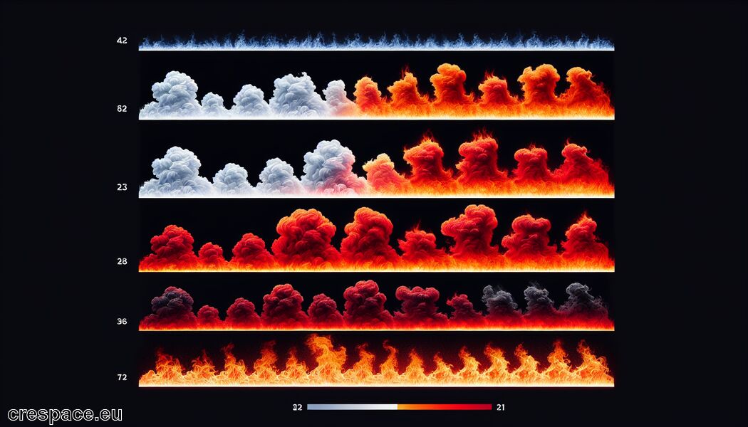 Wie hoch kann die Temperatur von Feuer werden?